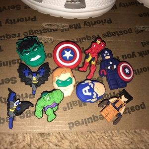 Croc charms, jibbitz, Pins